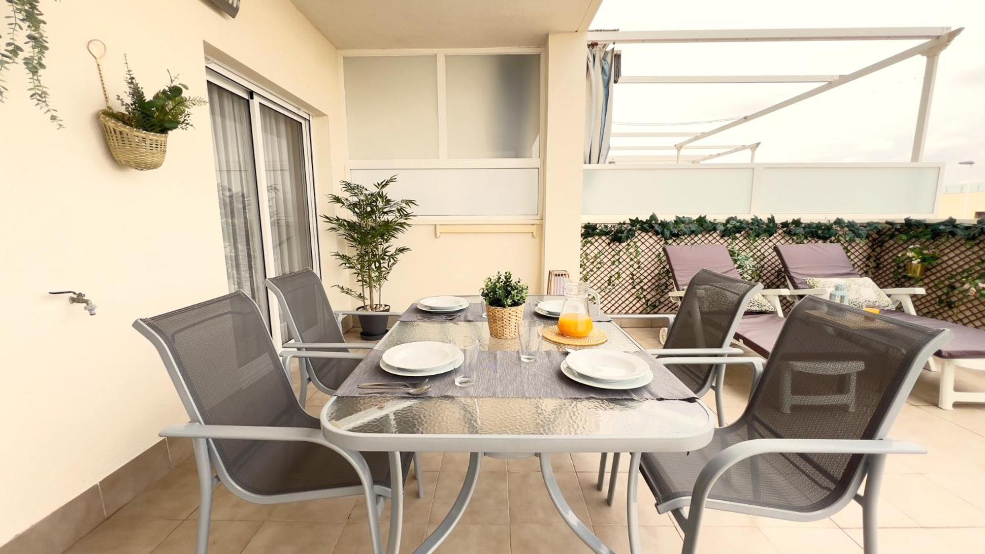 La Ribera - Terraza, Piscina Y Playa Apartment San Javier Luaran gambar
